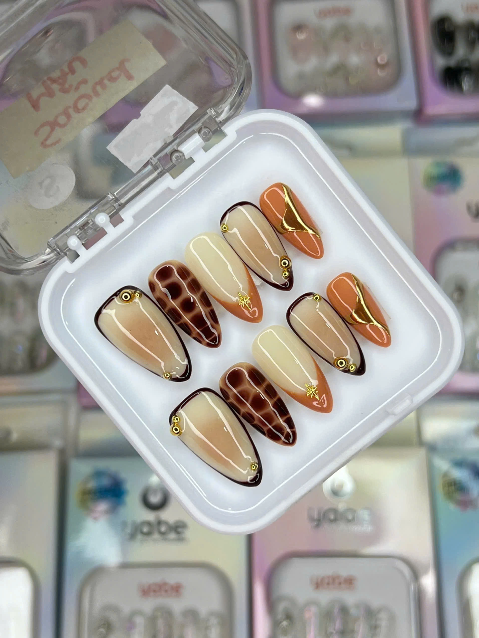 Custom — Almond / Long