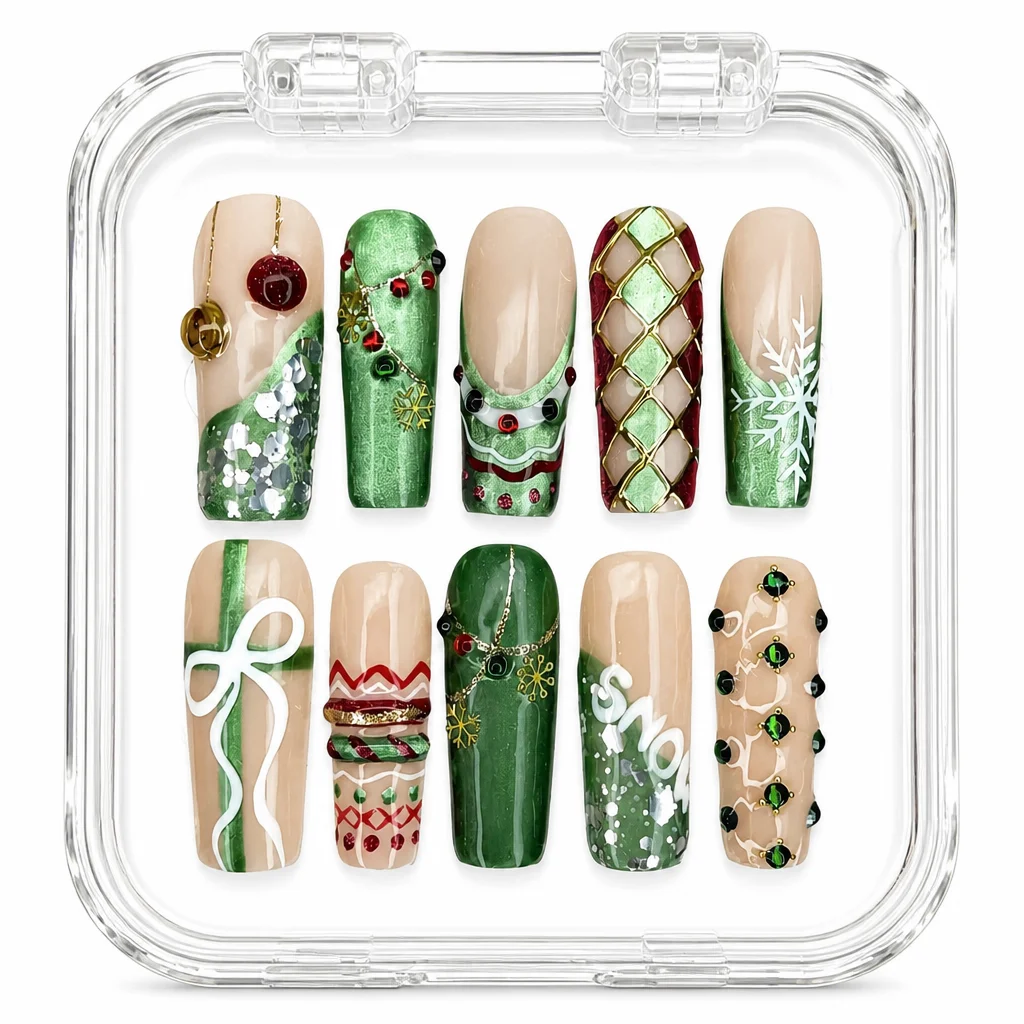 Press-on Nails Wholesale $14.90 Festive Touch Nails by Yabe Vietnam