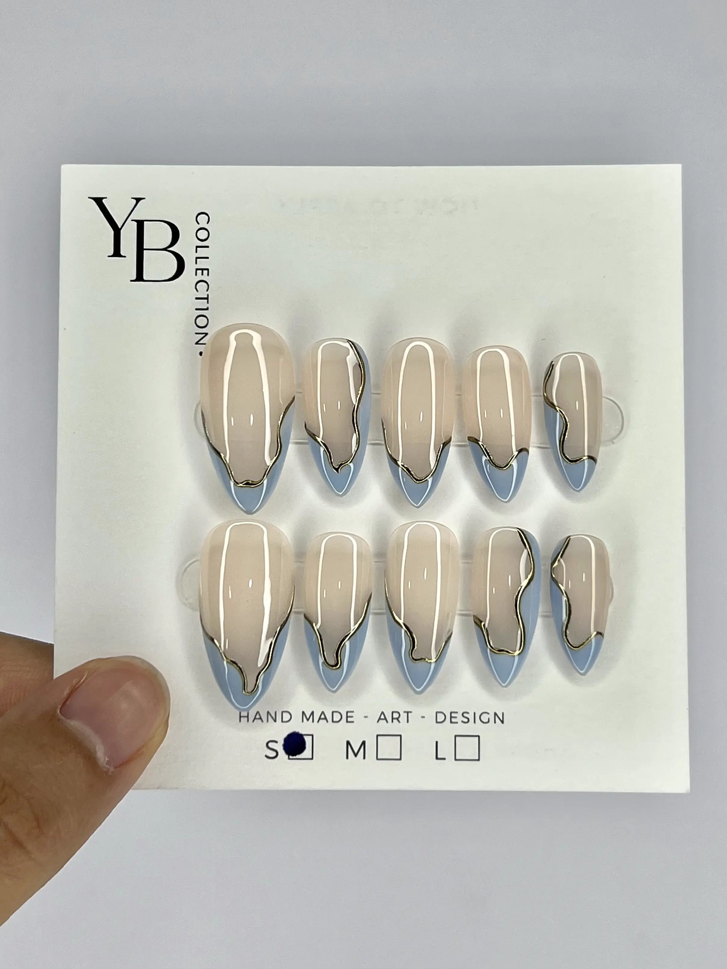 Press-on Nails Wholesale $1.90 Nailbox Yabe Line 1 by Yabe Vietnam