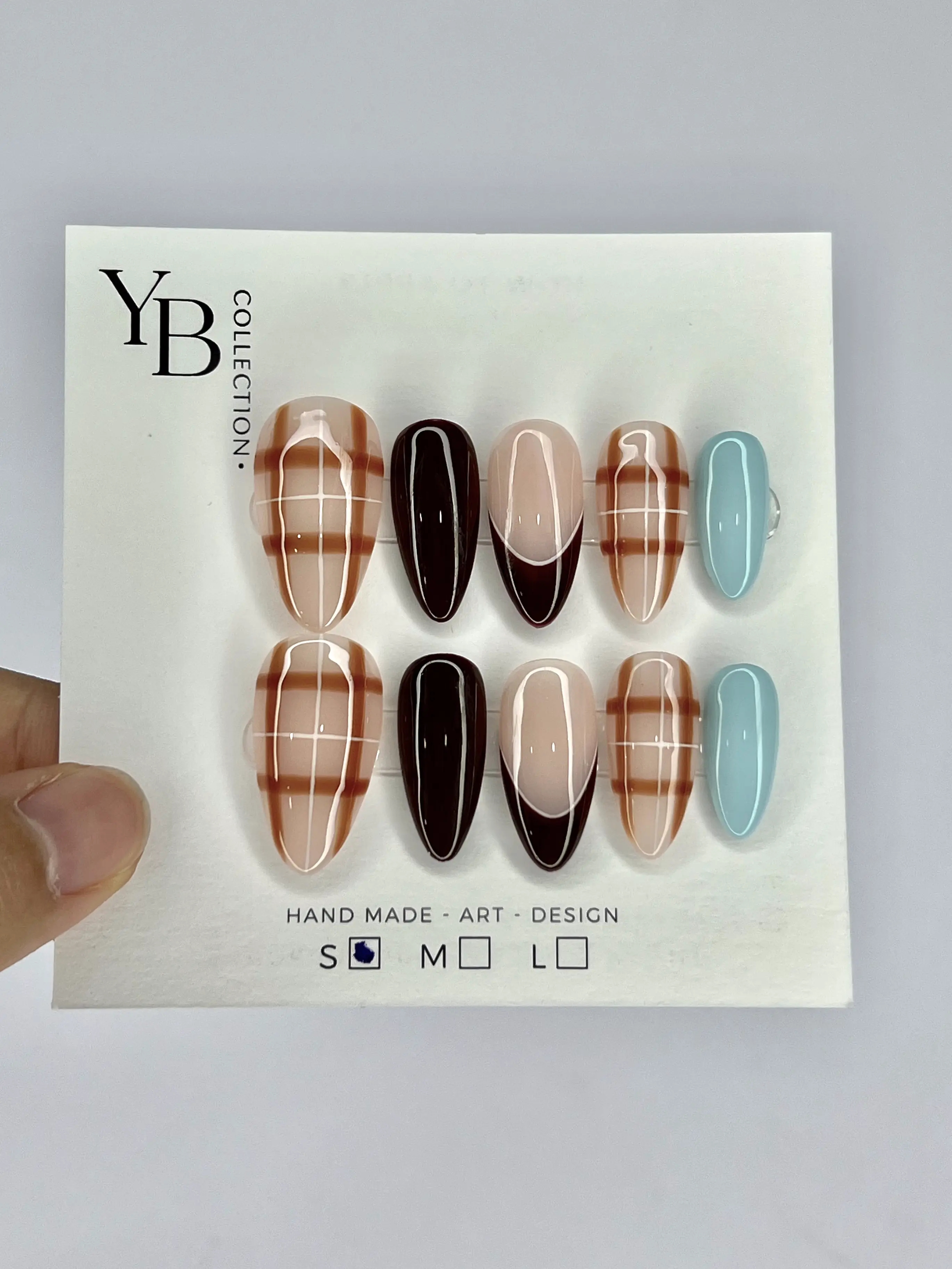 Press-on Nails Wholesale $1.90 Nailbox Yabe Line 1 by Yabe Vietnam