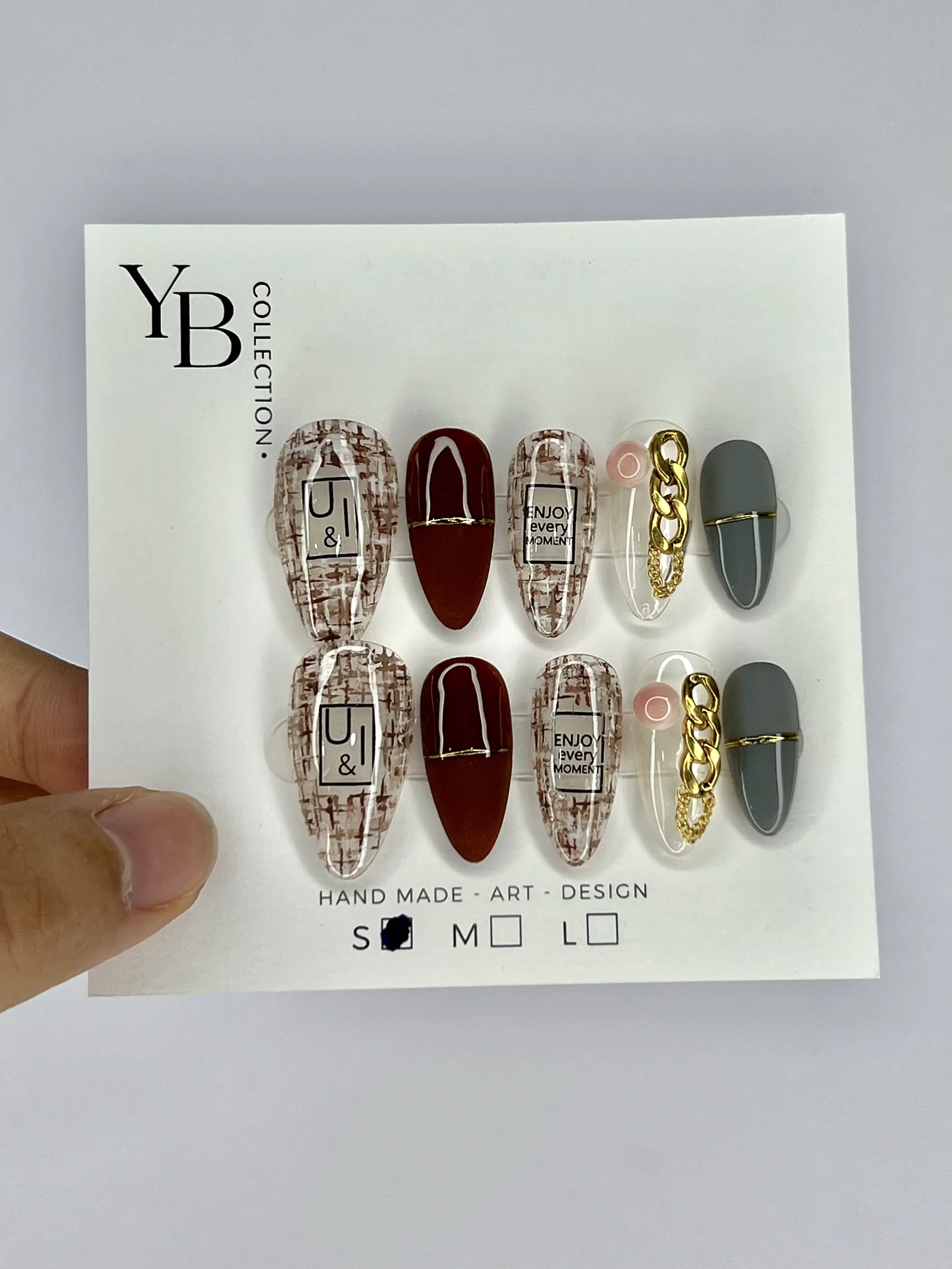 Press-on Nails Wholesale $1.90 Nailbox Yabe Line 1 by Yabe Vietnam